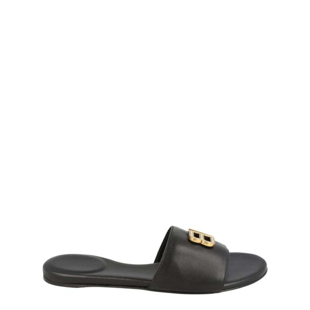 Balenciaga Groupie BB Sandals Black Womens